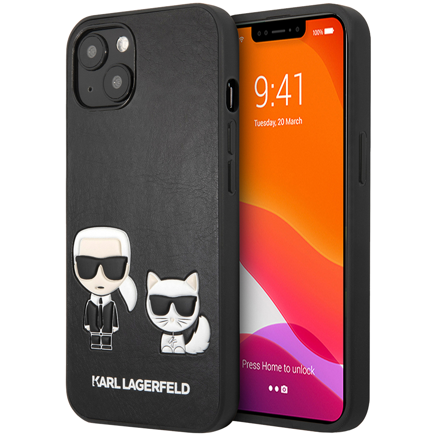 Купить Чехол LAGERFELD Karl & Choupette Hard для iPhone 13 KLHCP13MPCUSKCBK  в Алматы, Астана: цена, рассрочка | iSpace.kz