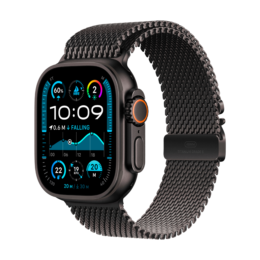 Apple Watch Ultra 2 2024, 49мм, Black Titanium, Black Apple Watch Ultra 2 2024, 49мм, Black Titanium, Black
